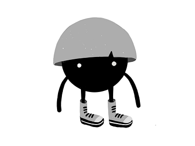 Bowlcut Character Concept bowl haircut character cute design digital art drawing fun funny illustration kawaii shoes