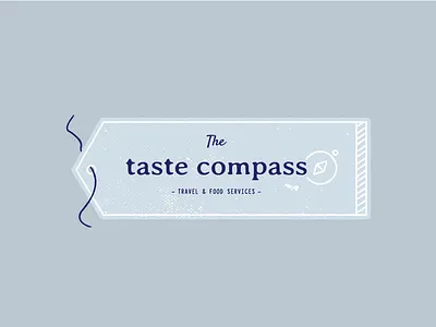 The taste compass | Branding badge brand identity branding food identity logo travel