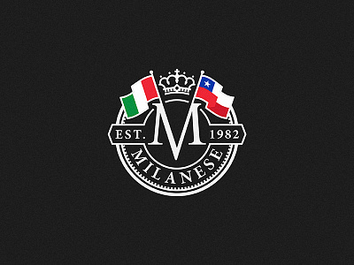 Milanese | Branding ai black brand branding chilean exploration illustrator italean logo mark wine