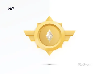 04 - Medal Platinum draft gold grade icon medal vip