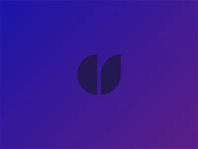 Organic "V" brand design logo purple v