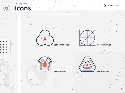Thin Martian service icons icons interface mars martian space style guide texture thin user experience