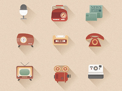 Retro Icons icons retro retro icons