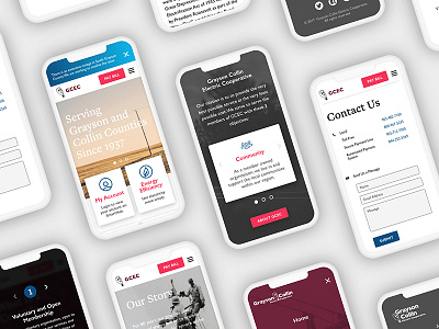 Mobile Screens Mockup about clean company design electric interface mobile system ui web website