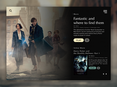 Daily UI #025-Tv App 025 app daily dailyui movie sketch tv ui watch web website