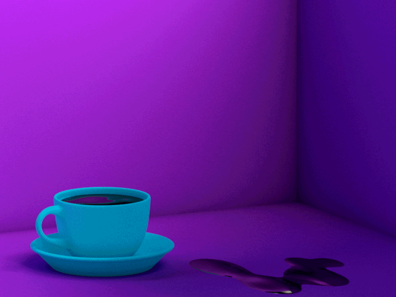 Coffe n Sugar aftereffects animation c4d coffe dynamics sugar