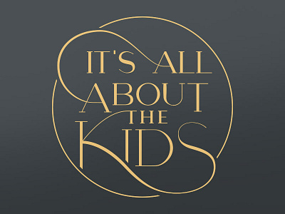 St. Jude - It's All About the Kids branding custom font custom lettering custom type logo type typography