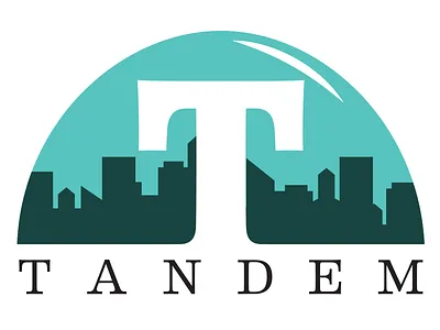 Tandem Logo bubble podcast fake company logo maximum fun podcast podcast logo