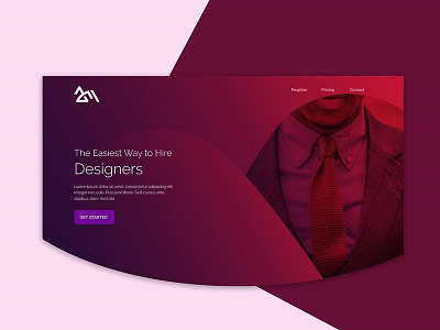 Weekly Challenge landing page layout