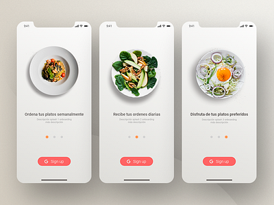 Lunch Go onboarding food ios onboarding ui ux