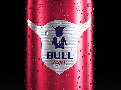 Bull Lager alcohol beer bull drink lager