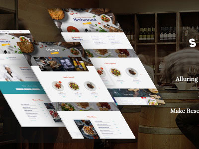 Souldeli - Restaurant and Cafe WordPress Theme bakery bar business cafe flat food map menu parallax pub reservation restaurant