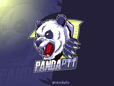 PANDABOO esport illustration logo logomascot vector
