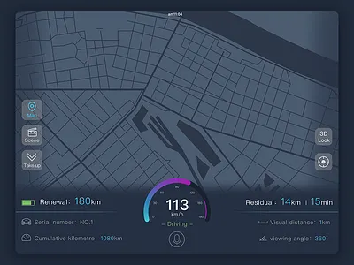 Vehicle-mounted system ui