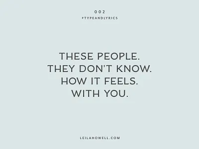 Type and Lyrics #002 boucherie flared font lyrics music reference serif typeface typelyrics typetuesday typography