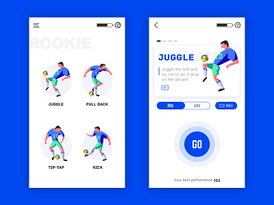 Insait Joy APP ui，football，juggle