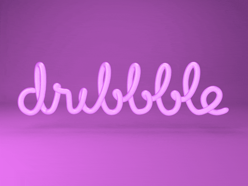 Hello, dribbble animation c3d