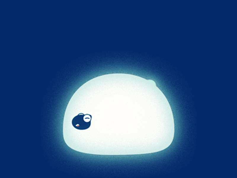 A sleeping sheep gif illustrations ui