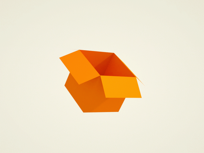 Opening box 3d animation box c4d
