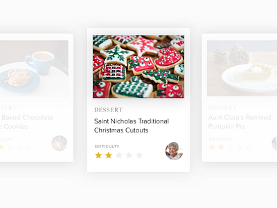 Recipe Cards explorations food recipe sketch ui unsplash ux