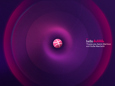 Here we go! dribbble first shot greetings hello hola saludos