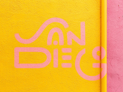 San Diego lettering letters procreate san diego type typography