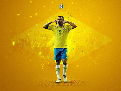 Gabriel Jesus artwork brazil gabriel jesus jesus manchester city russia soccer world cup