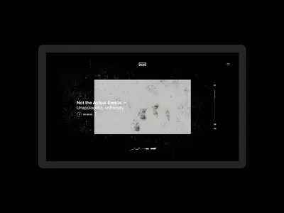 NIN — Cold Black and Infinite concept music website