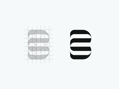 Behold agency artangent b behold blue logo mark monogram ui ux