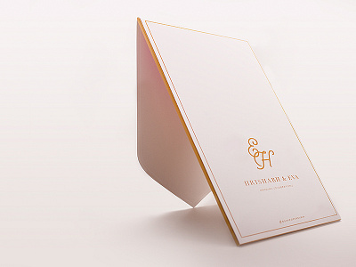 Wedding Invitation - Hrishabh & Eva print production stationery wedding