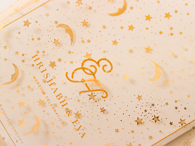 Wedding Invitation - Hrishabh & Eva print production stationery wedding