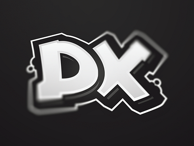 Graffiti DX Logo calligraphy font graffiti letter lettering letters logo streetart type vector