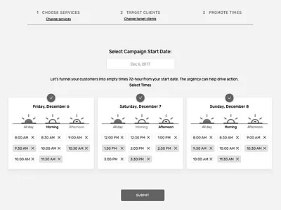 UX Design Rule: Try exposing options instead of hiding them. ixd uxdesign wireframe