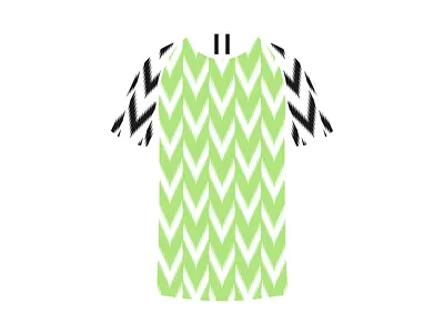 Nigeria's World Cup Kit football illustration jersey kit nigeria nike pattern soccer streetwear world cup
