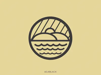 Sunset appareal badge bali beach branding design distro fashion graphic logo logos sale