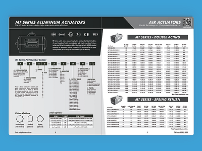 Two Page Spread of a Price List brochure logo logo design magazine spread