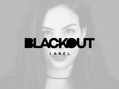 BlackOut Logo clean logo logotype minimal mnml simple symbol type typography