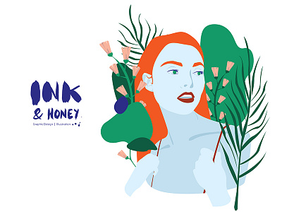 Fresh Faced digital illustration vector