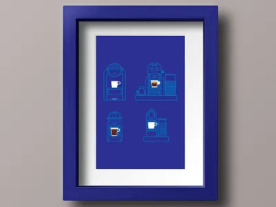 Nespresso Illustrations barista beverage breakfast cafe cafeteria coffee coffee maker food morning nespresso starbucks