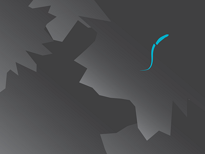 Blue California Legless Lizard abstract art nature