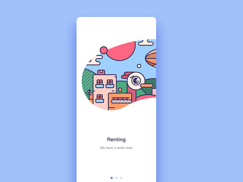 Onboarding animation flinto gif illustrations onboarding ui