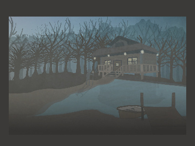 Cabin in the Woods cabin illustration woods