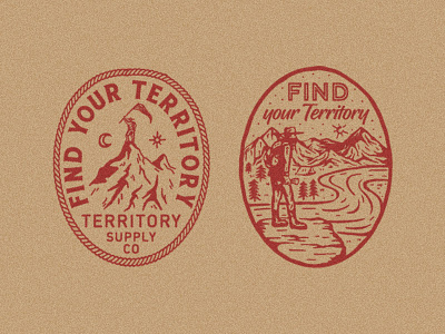 Design for Territory Supply, AZ art artwork branding design direction graphic illustration lettering logo packaging typography