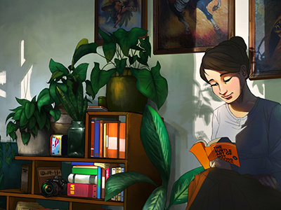 Solitude illustration