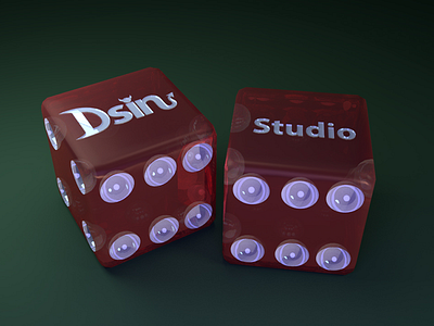 Dsin Dice 3D 3d bet dice render