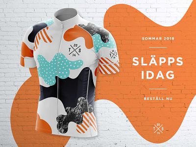 Team Sällskapet Cycling Jersey 2018 apperal bicycle bike cycle cycling jersey kit mockup racing