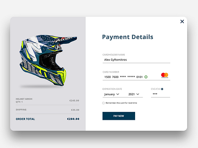 Daily UI #002 Credit Card Checkout checkout credit card daily ui design enduro eshop ui 002 ui design user interface design ux design web design