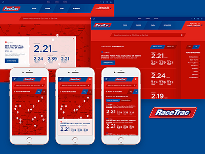 Gas Station Location Finder Spec Design iphone mobile first responsive user flow ux web design