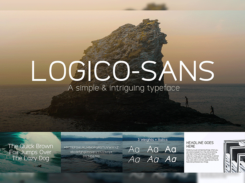 Summer Of Sans Font Bundle! bundle fonts greenstyle logico sans provoke sans sans serif typeface