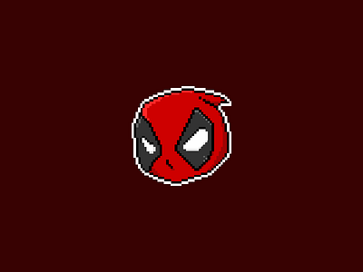 Pixel Deadpool comics deadpool fan art marvel pixel pixel art pixelart